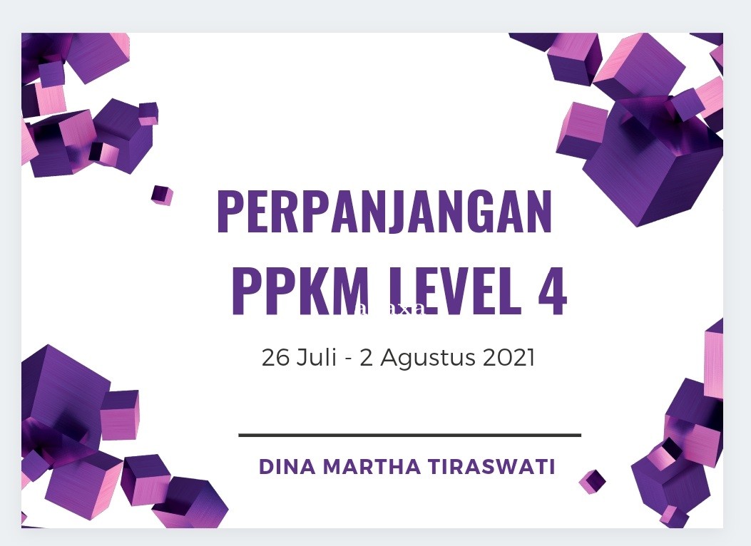 Perpanjangan PPKM Level 4 