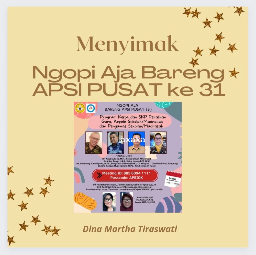 Menyimak Ngopi Aja Bareng APSI Pusat ke 31