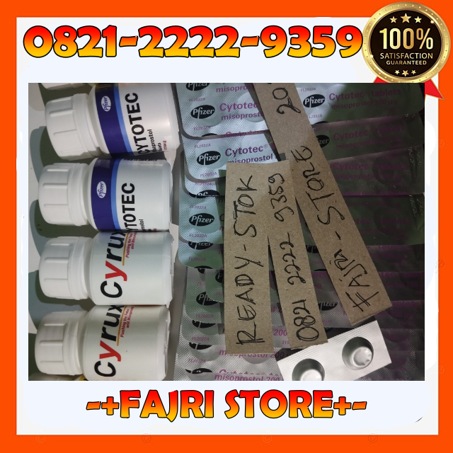Apotek Jual Obat Cytotec COD Bekasi 082122229359 Tahun Baru 2025 Misoprostol